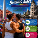 PACOTE - BRASILEIROS NA PARADA LGBTQ DE BUENOS AIRES DE 05 A 08 DE NOVEMBRO DE 2026